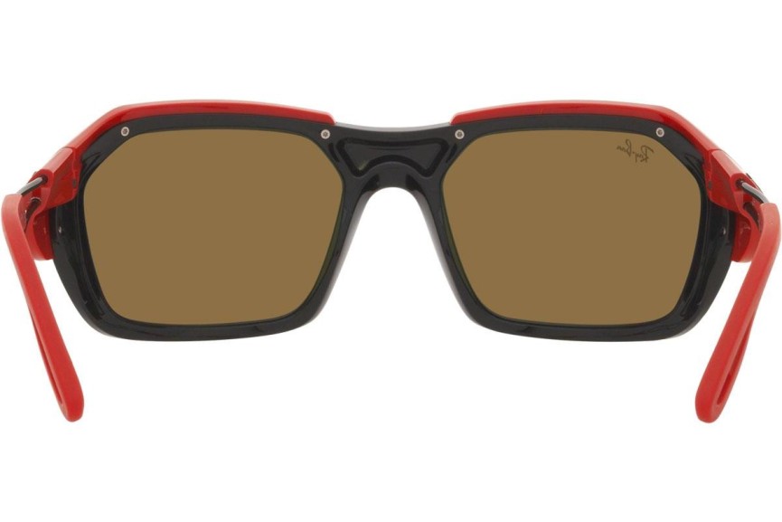 Okulary przeciwsłoneczne Ray-Ban RB4367M F6016Q Prostokątne Czarne