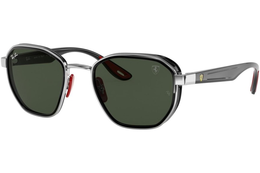 Okulary przeciwsłoneczne Ray-Ban Scuderia Ferrari Collection RB3674M F00771 Kwadratowe Srebrne