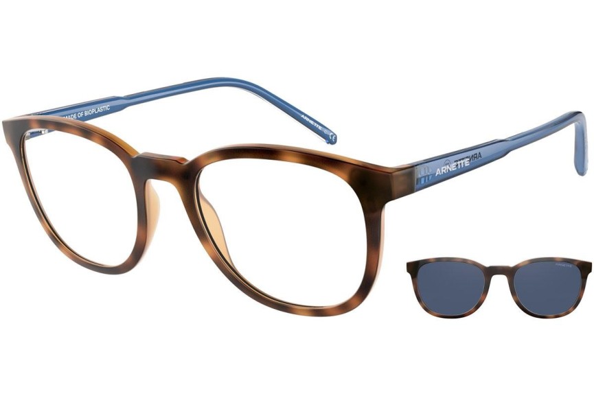 Okulary korekcyjne Arnette Momos AN4289 27741W Okrągłe Havana