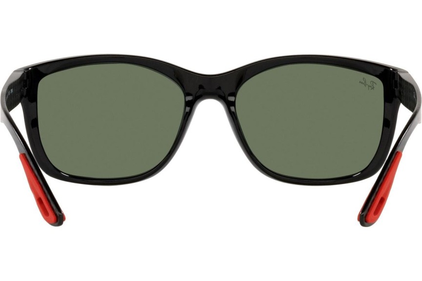 Okulary przeciwsłoneczne Ray-Ban Scuderia Ferrari Collection RB8356M F63271 Prostokątne Czarne