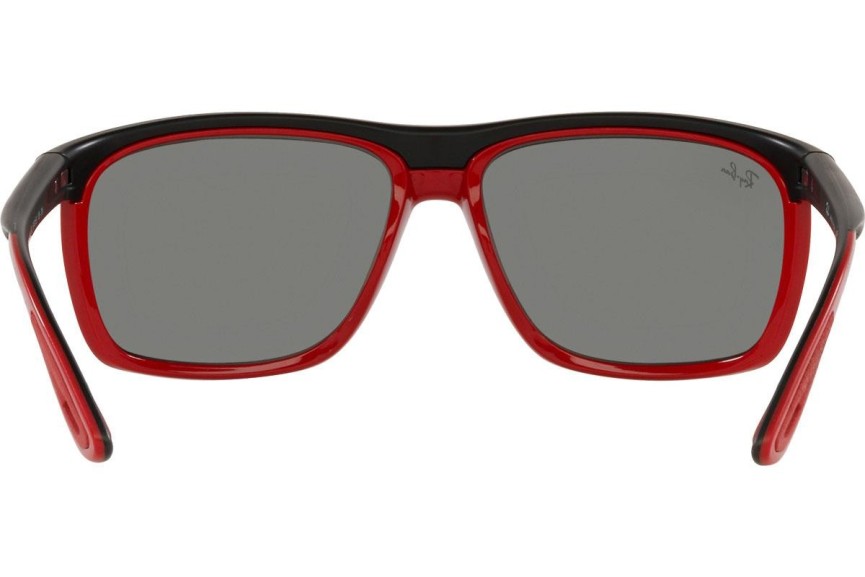 Okulary przeciwsłoneczne Ray-Ban RB4363M F6026G Prostokątne Czarne