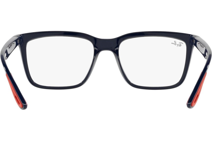 Okulary korekcyjne Ray-Ban Scuderia Ferrari Collection RX7192M F621 Kwadratowe Niebieskie