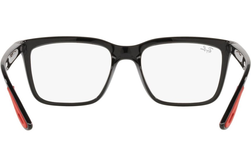Okulary korekcyjne Ray-Ban Scuderia Ferrari Collection RX7192M F601 Kwadratowe Czarne
