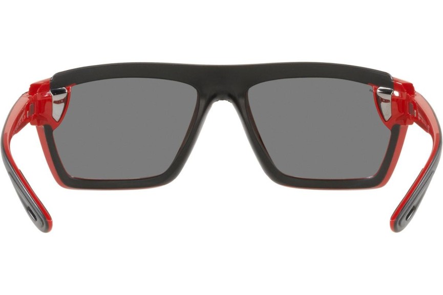 Okulary przeciwsłoneczne Ray-Ban Scuderia Ferrari Collection RB4370M F6236G Prostokątne Czerwone
