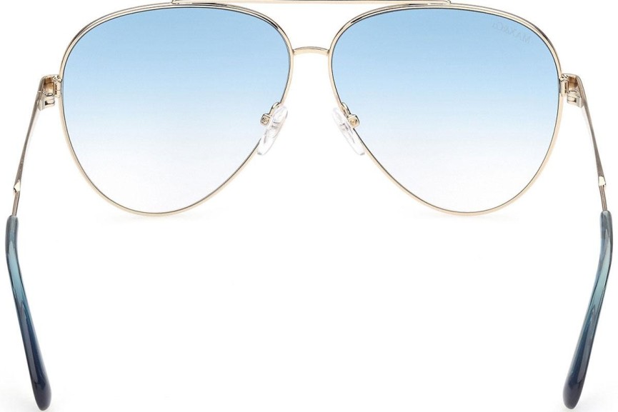 Okulary przeciwsłoneczne Max&Co. MO0007 32W Pilotki (Aviator) Złote