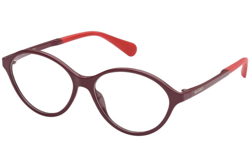 Okulary korekcyjne Max&Co. MO5055 069 Okrągłe Czerwone