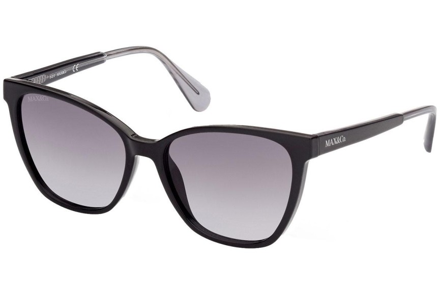Okulary przeciwsłoneczne Max&Co. MO0011 01B Kocie oczy Czarne