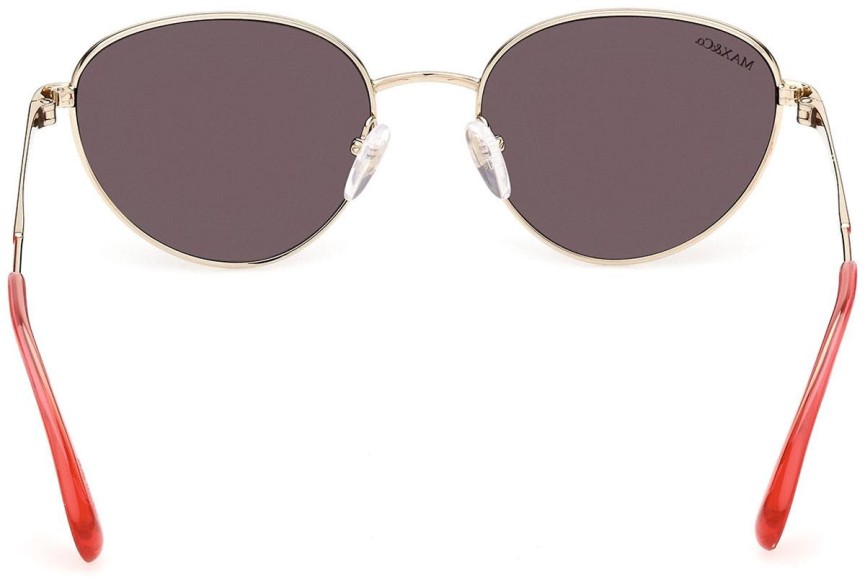 Okulary przeciwsłoneczne Max&Co. MO0050 66A Kocie oczy Złote
