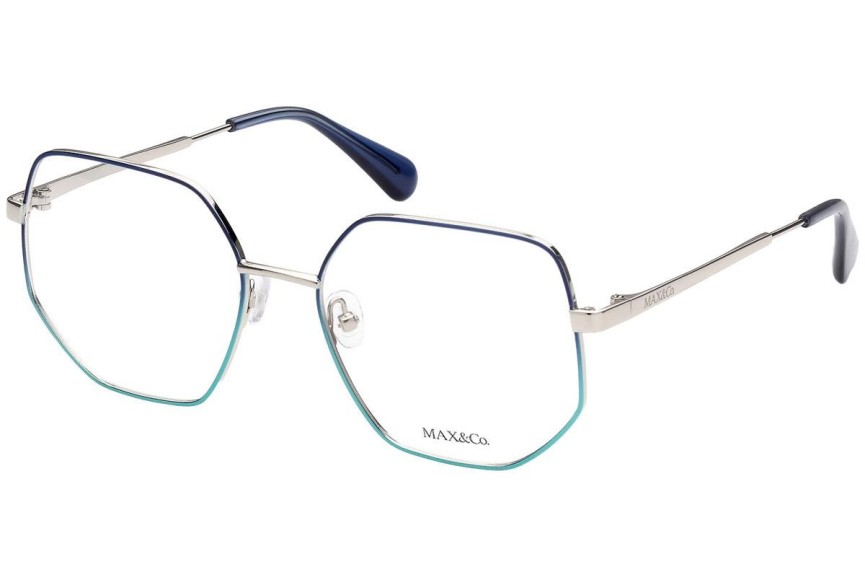 Okulary korekcyjne Max&Co. MO5037 016 Nieregularny Srebrne