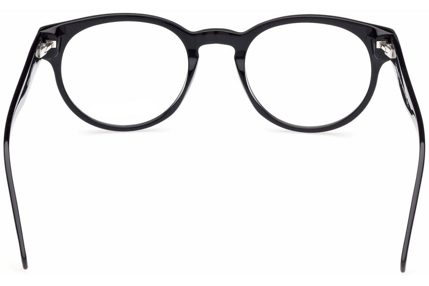 Okulary korekcyjne Zegna EZ5232 001 Okrągłe Czarne