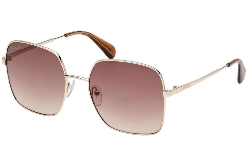 Okulary przeciwsłoneczne Max&Co. MO0056 32E Kwadratowe Złote
