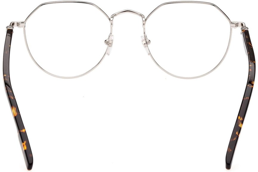 Okulary korekcyjne Zegna EZ5238 016 Okrągłe Srebrne