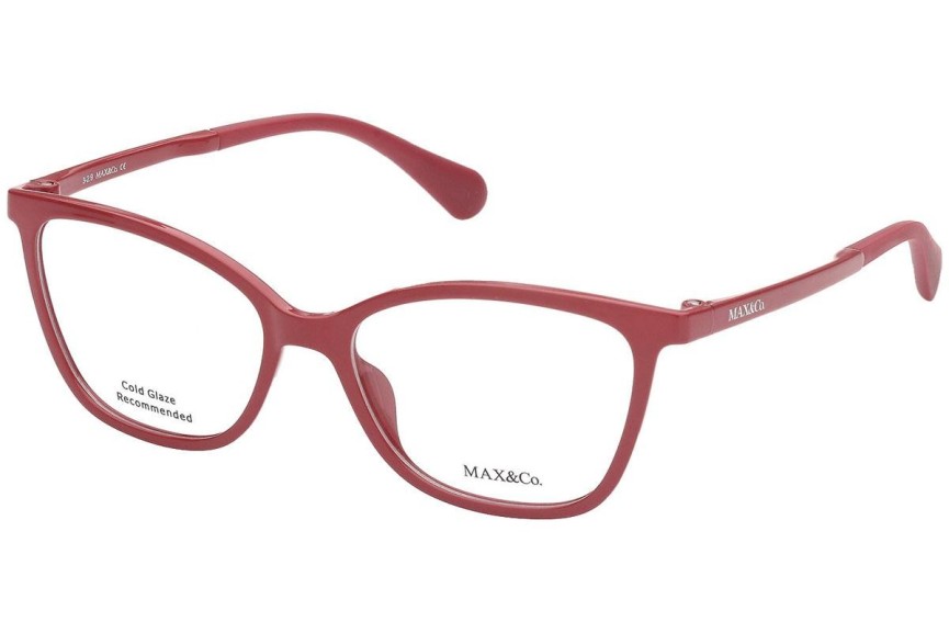 Okulary korekcyjne Max&Co. MO5012 066 Kocie oczy Czerwone