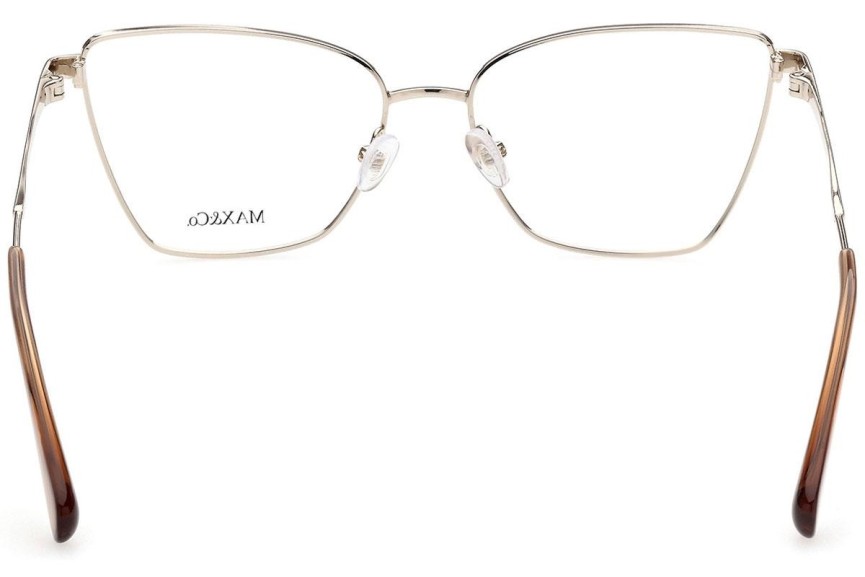 Okulary korekcyjne Max&Co. MO5035 032 Kocie oczy Złote