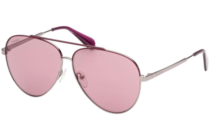 Okulary przeciwsłoneczne Max&Co. MO0007 14U Pilotki (Aviator) Srebrne