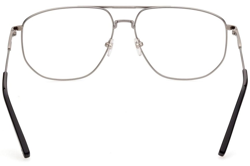 Okulary korekcyjne Zegna EZ5242 007 Pilotki (Aviator) Srebrne