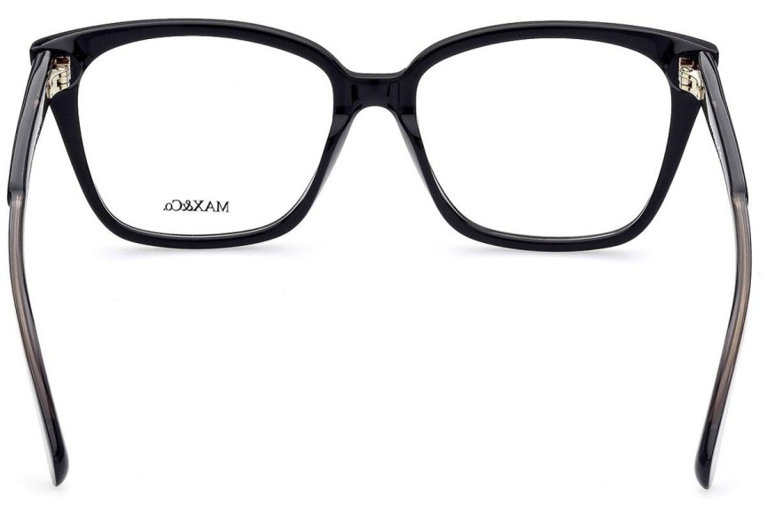 Okulary korekcyjne Max&Co. MO5033 001 Kwadratowe Czarne