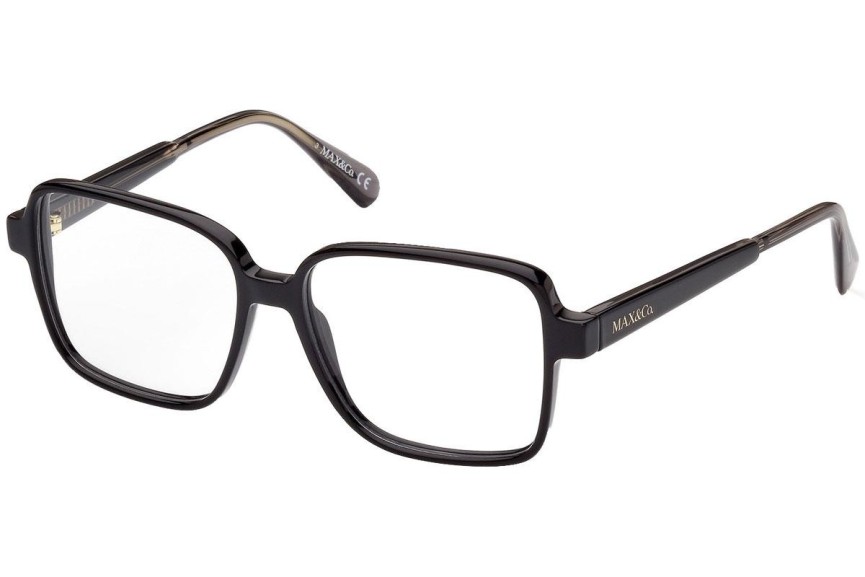 Okulary korekcyjne Max&Co. MO5060 001 Kwadratowe Czarne