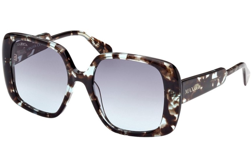 Okulary przeciwsłoneczne Max&Co. MO0048 55P Kwadratowe Havana