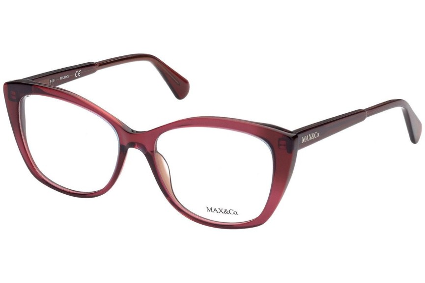 Okulary korekcyjne Max&Co. MO5016 071 Kwadratowe Czerwone