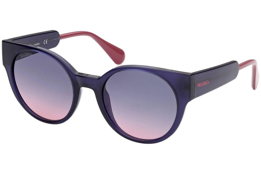Okulary przeciwsłoneczne Max&Co. MO0035 90W Okrągłe Niebieskie