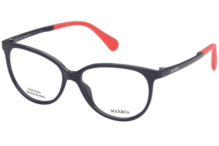 Okulary korekcyjne Max&Co. MO5025 090 Kocie oczy Niebieskie