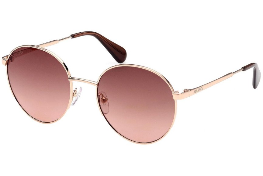 Okulary przeciwsłoneczne Max&Co. MO0042 33F Okrągłe Złote