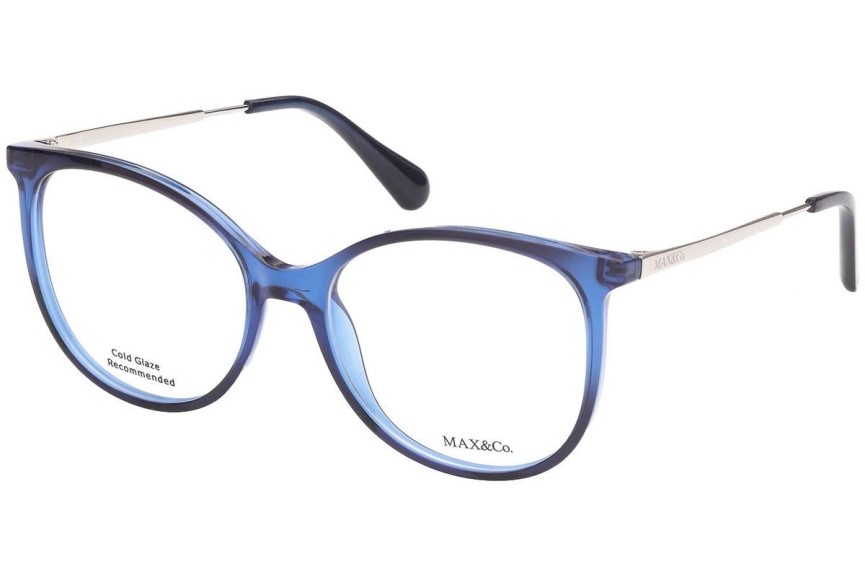Okulary korekcyjne Max&Co. MO5008 092 Okrągłe Niebieskie
