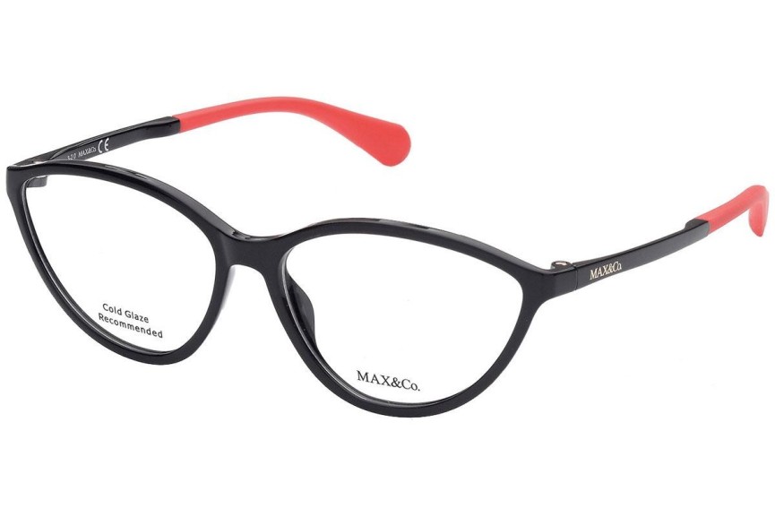 Okulary korekcyjne Max&Co. MO5044 001 Kocie oczy Czarne