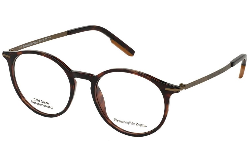 Ochelari Zegna EZ5171 052 Rotunzi Havana