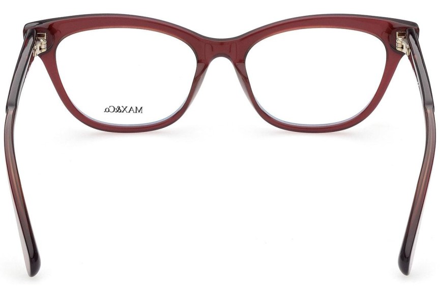 Okulary korekcyjne Max&Co. MO5029 068 Kocie oczy Czerwone