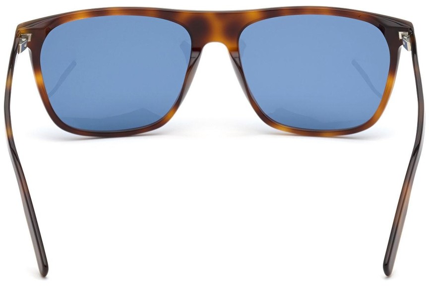 Ochelari de soare Zegna EZ0169 52V Flat Top Havana