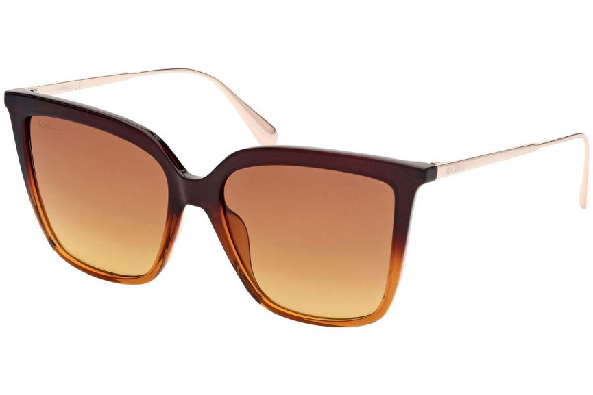 Okulary przeciwsłoneczne Max&Co. MO0043 50F Kwadratowe Brązowe