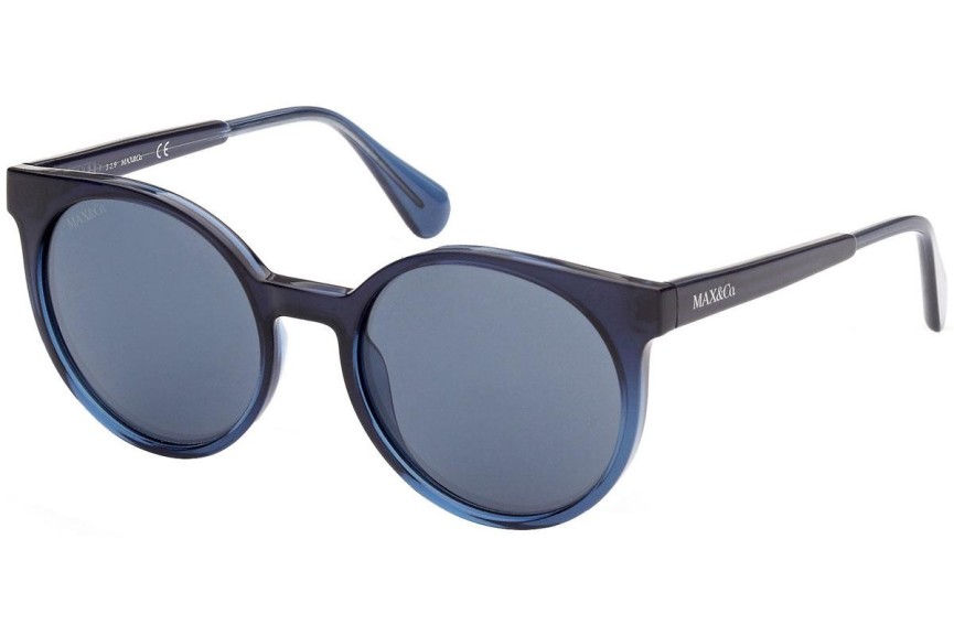 Okulary przeciwsłoneczne Max&Co. MO0012 92X Okrągłe Niebieskie