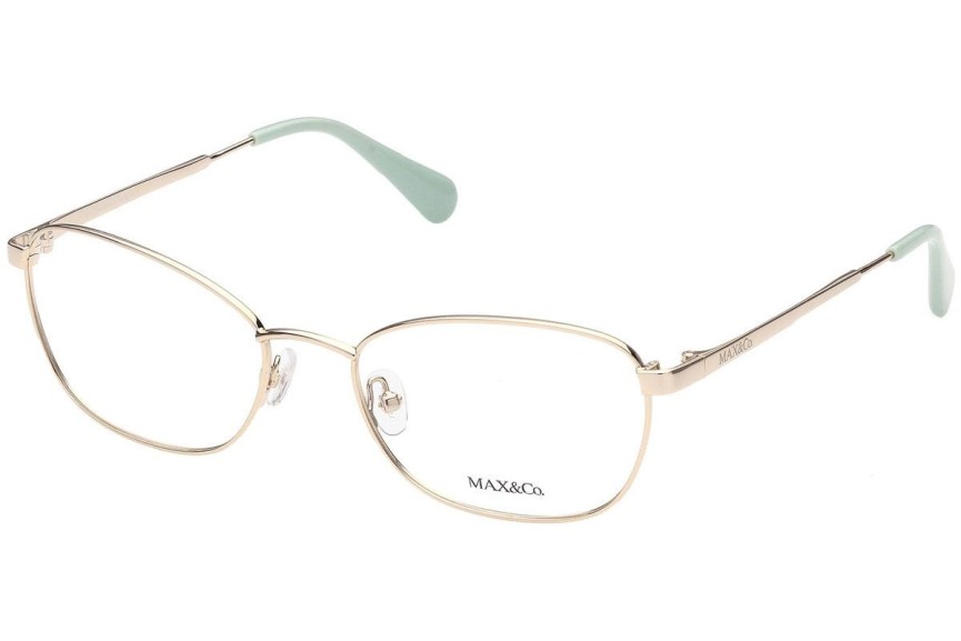 Okulary korekcyjne Max&Co. MO5019 032 Okrągłe Złote