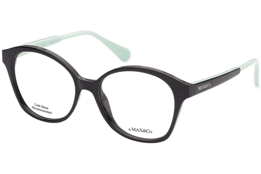 Okulary korekcyjne Max&Co. MO5020 001 Kocie oczy Czarne