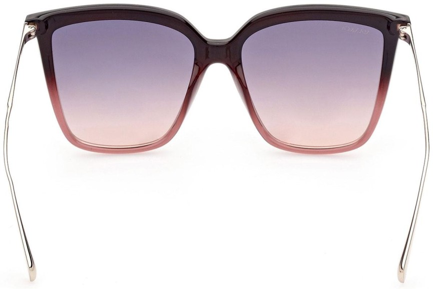 Okulary przeciwsłoneczne Max&Co. MO0043 71W Kwadratowe Czerwone