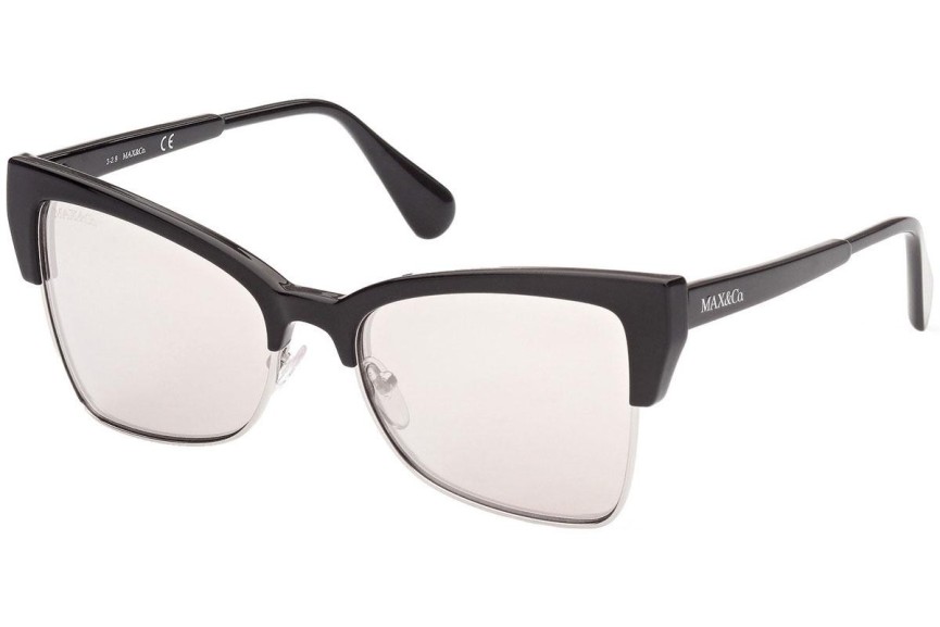 Okulary przeciwsłoneczne Max&Co. MO0004 01C Kocie oczy Czarne