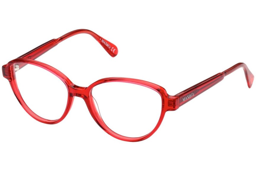 Okulary korekcyjne Max&Co. MO5061 066 Pilotki (Aviator) Czerwone