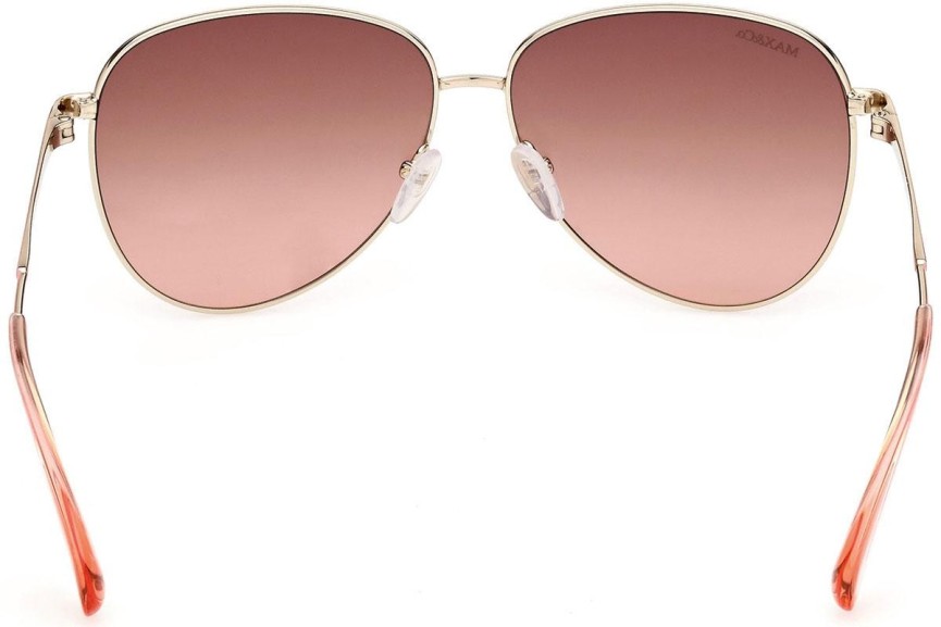 Okulary przeciwsłoneczne Max&Co. MO0049 32F Pilotki (Aviator) Złote