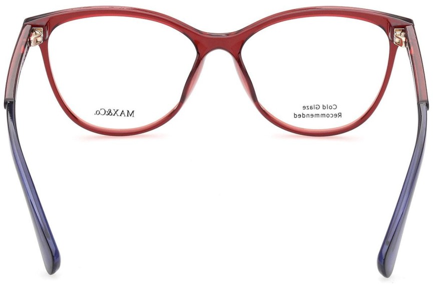 Okulary korekcyjne Max&Co. MO5039 066 Kocie oczy Czerwone