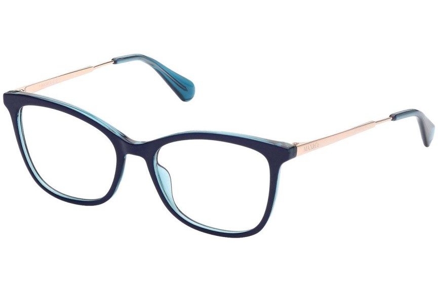 Okulary korekcyjne Max&Co. MO5051 092 Kwadratowe Niebieskie