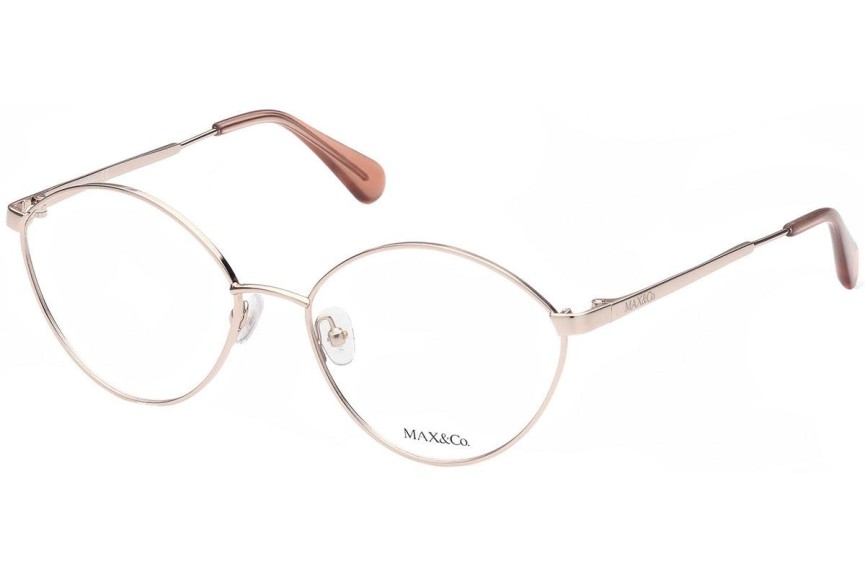 Okulary korekcyjne Max&Co. MO5034 028 Okrągłe Złote