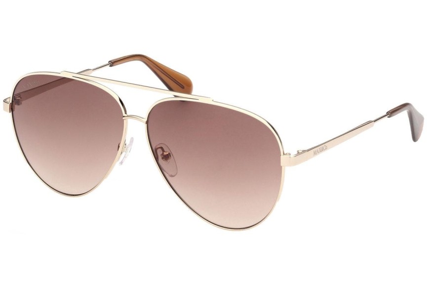 Okulary przeciwsłoneczne Max&Co. MO0007 32F Pilotki (Aviator) Złote