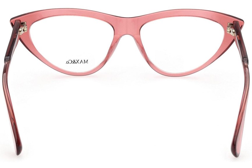 Okulary korekcyjne Max&Co. MO5015 066 Kocie oczy Czerwone