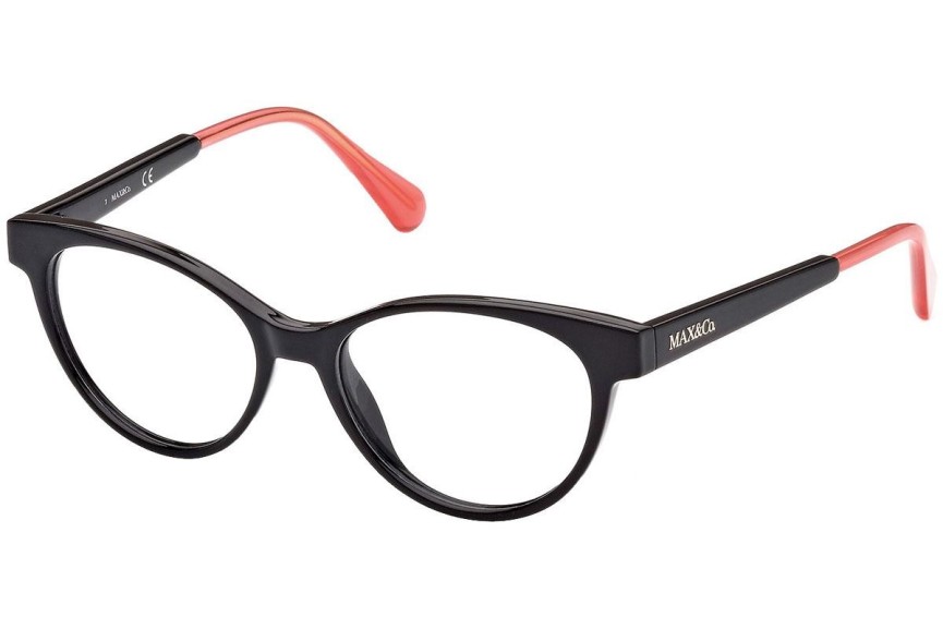 Okulary korekcyjne Max&Co. MO5066 001 Kocie oczy Czarne