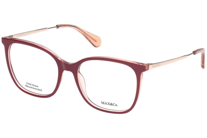 Okulary korekcyjne Max&Co. MO5042 071 Kwadratowe Czerwone