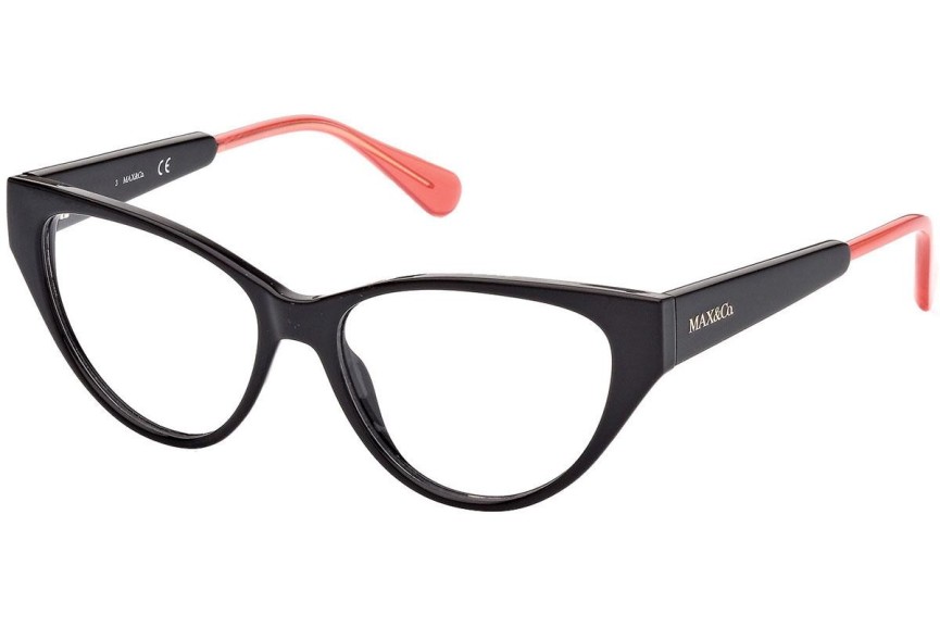 Okulary korekcyjne Max&Co. MO5071 001 Kocie oczy Czarne