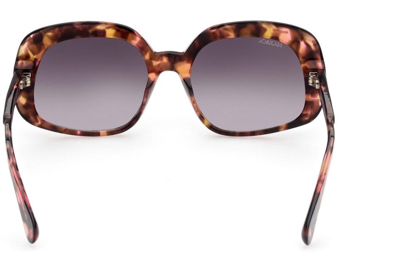 Okulary przeciwsłoneczne Max&Co. MO0018 52B Kwadratowe Havana