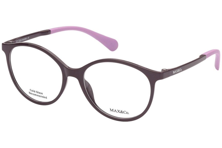 Okulary korekcyjne Max&Co. MO5014 081 Okrągłe Fioletowe